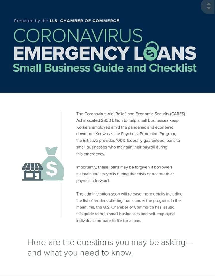 Solano County Small Business Coronavirus SBA loans 